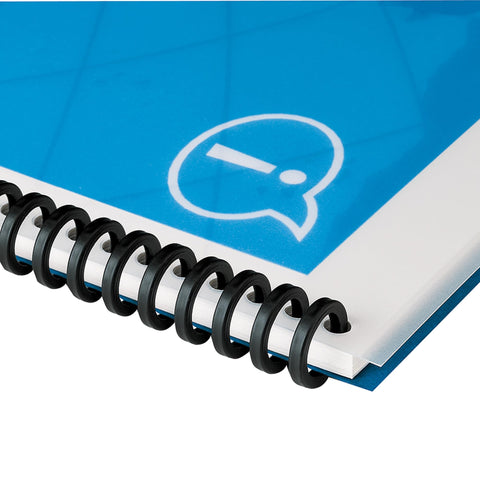 GBC Binding Spines / Spirals / Coils, 5/16" Diameter, 45 Sheet Capacity, ProClick, Black, 25 Pack (2515662)