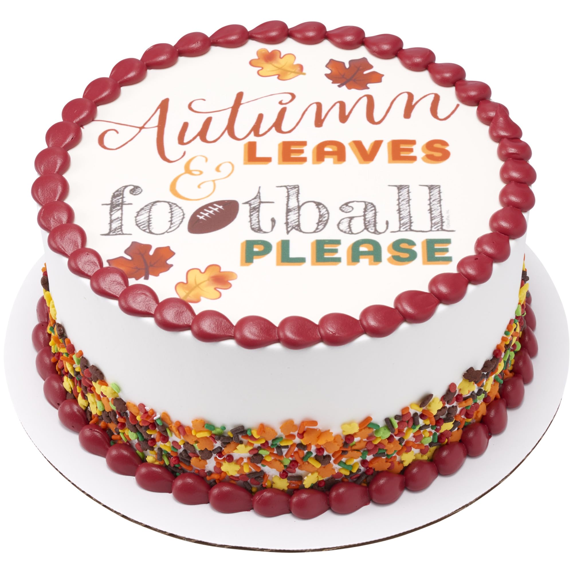 DecoPac Autumn Fusion Mix Sprinkles, 26oz, Shaped Candy Sprinkles in Handheld Container, Edible Decorations For Celebration Cakes, Cupcakes, Cookies and Donuts