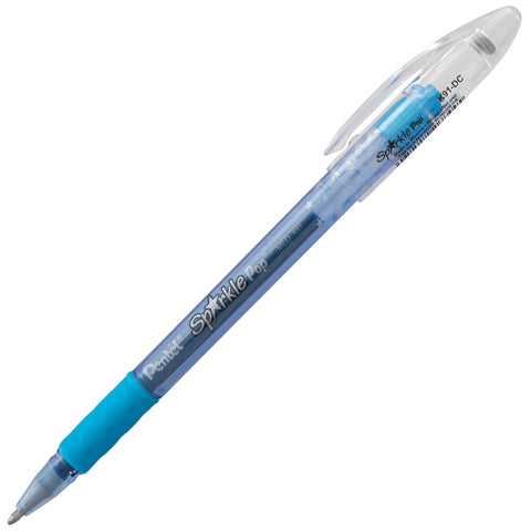 Pentel Sparkle Pop Metallic Gel Pen, (1.0mm) Bold Line, Assorted Colors, 4-Pack, Bold (K91BP4M1)