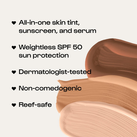 Alleyoop Sunsational Tinted Moisturizer SPF 50 for Face Broad Spectrum – 100% Mineral Face Sunscreen with Jojoba, Hydrating & Soothing Tinted Sunscreen, Vegan & Cruelty-Free (Shine)