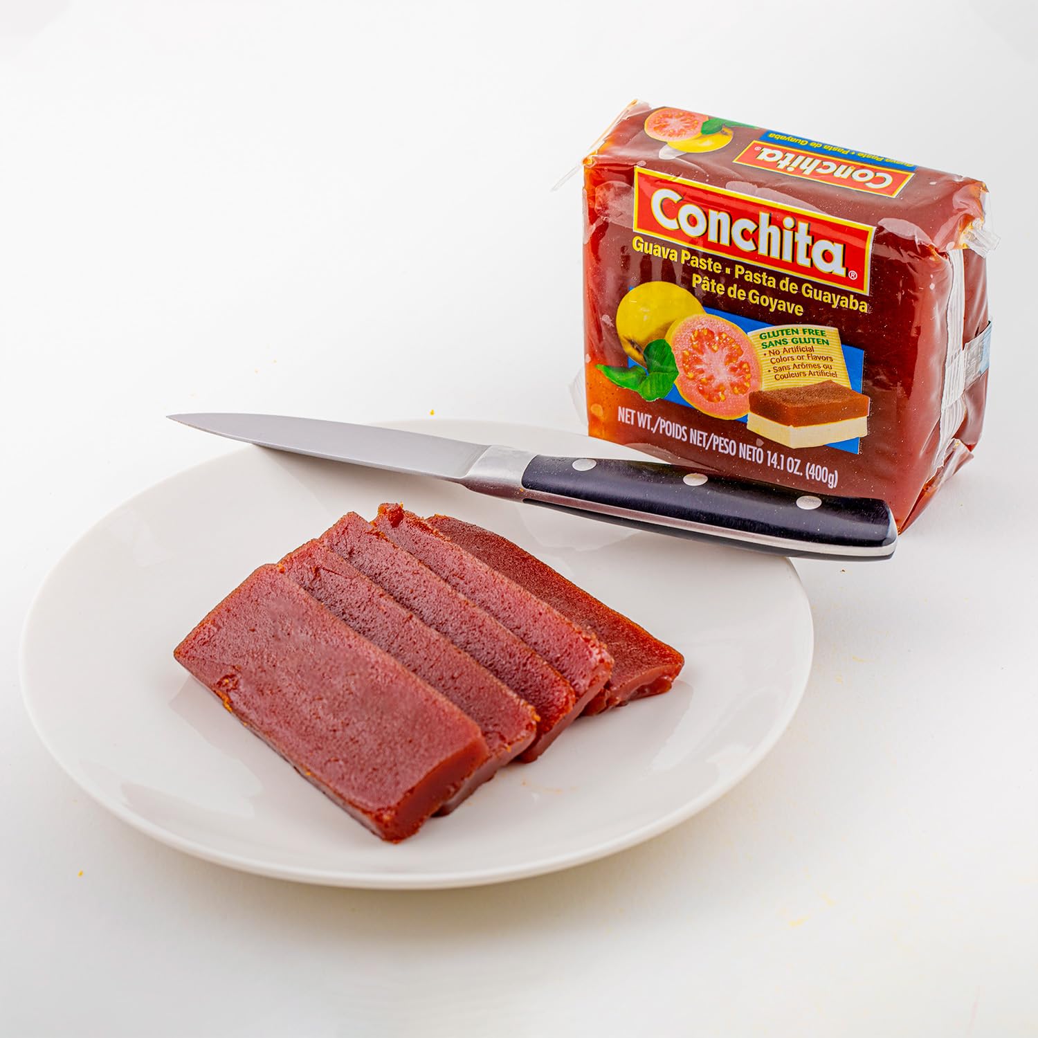 Conchita Guava Paste, 14.1 oz - Authentic Caribbean Flavor, Versatile Guava Spread for Snacks and Treats (Pack of 1)