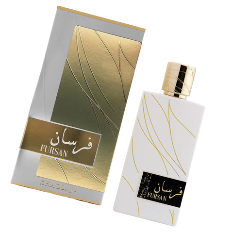 Khadlaj Fursan White Eau de Parfum Spray for Women, 3.4 Ounce