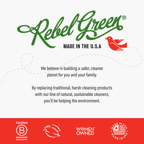 Rebel Green Super Deluxe Dish Soap - Natural Dishwashing Soap - Liquid Dish Detergent - Sustainable Dish Liquid Scented with Peppermint & Lemon - (16 oz Bottles, 1 Pack) - Packaging May Vary