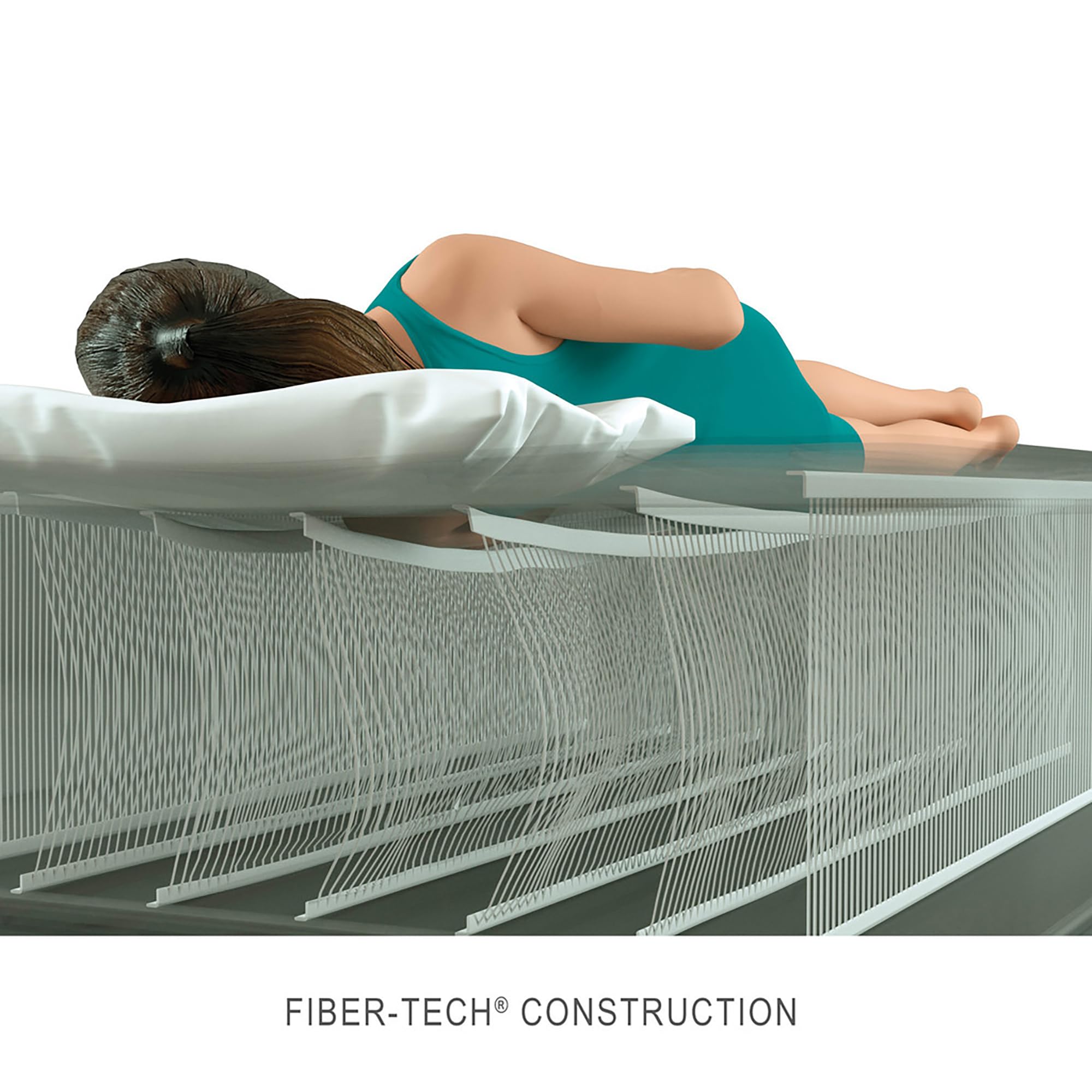 Intex 64102E Dura-Beam Standard Single-High Air Mattress: Fiber-Tech – Full Size – 10in Bed Height – 600lb Weight Capacity – Pump Sold Separately