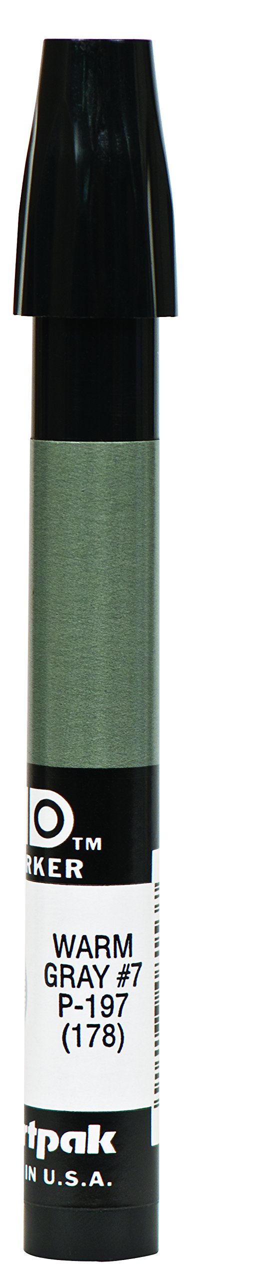 The Original Chartpak AD Marker, Tri-Nib, Warm Gray 7, 1 Each (P197)