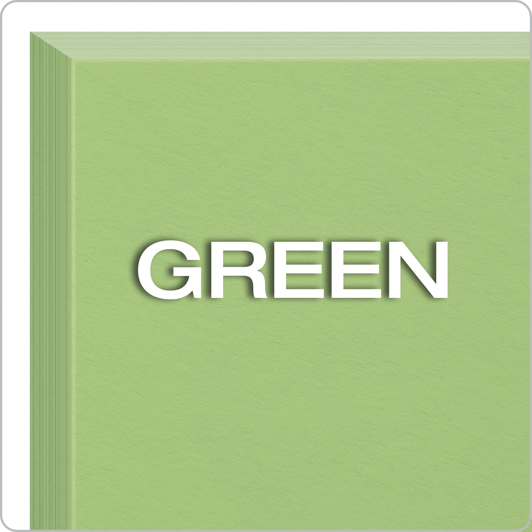 Oxford Blank Color Index Cards, 4" x 6", Green, 100 Per Pack (7420 GRE)