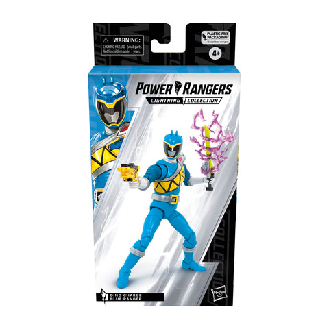 Power Rangers Lightning Collection Dino Charge Blue Ranger 6-inch Action Figure, Toys and Action Figures for Kids Ages 4 and Up