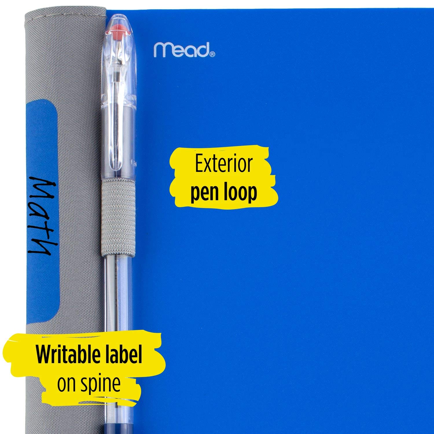 Five Star Advance Spiral Notebook, 1 Subject, College Ruled Paper, 100 Sheets, 11" x 8-1/2", Blue (72886)