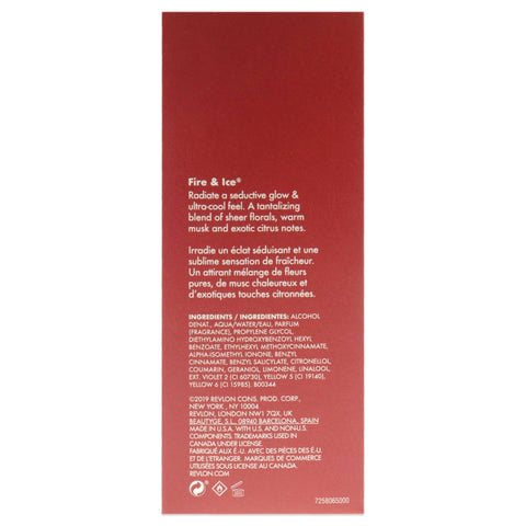 Revlon Fire & Ice Eau de Cologne Spray for Women, 1.7 Ounce