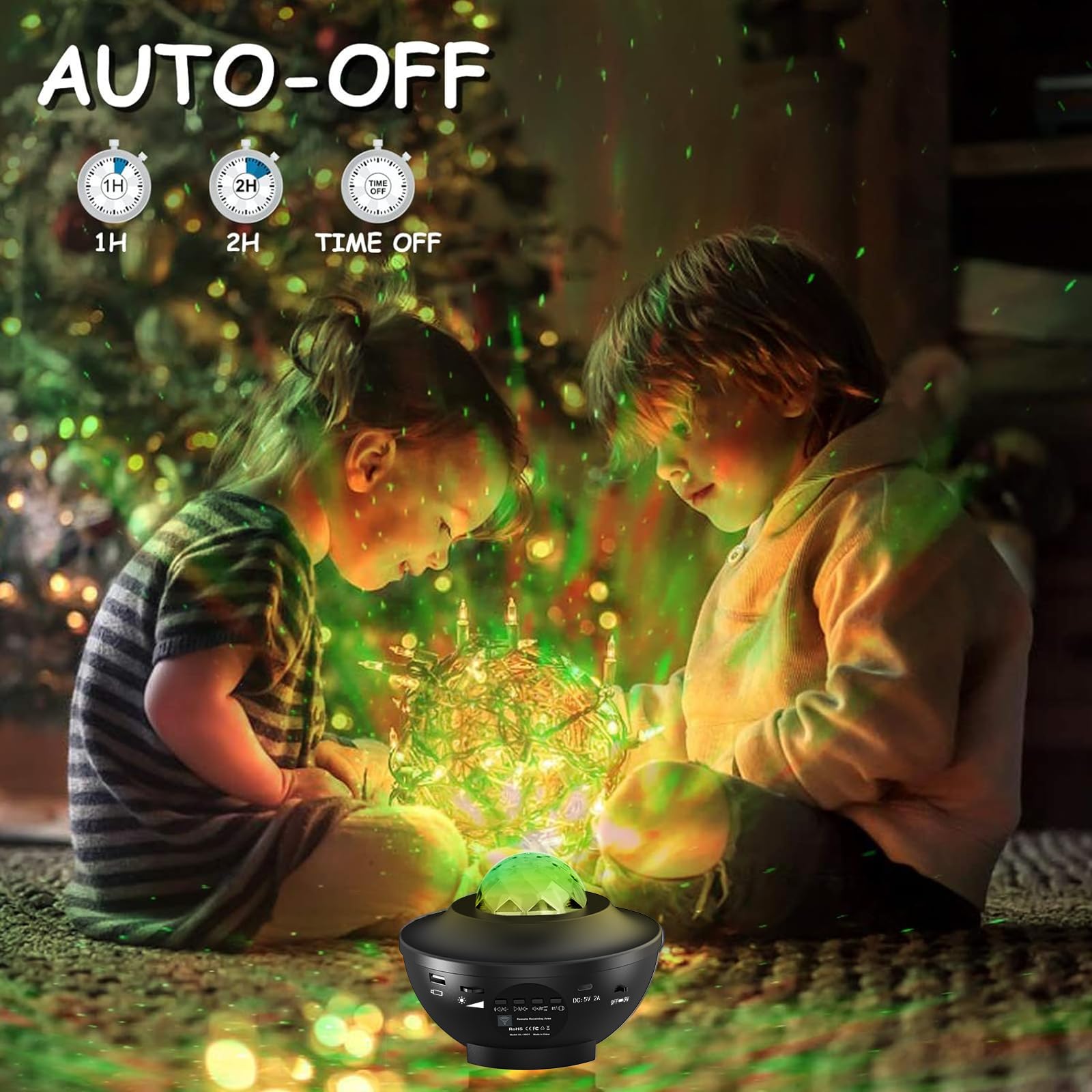 itayak Galaxy Star Projector,Nebula LED Night Light for Room Decor, Ocean Wave Starry Sky Light Projector for Bedroom Home Theater, Remote & Bluetooth Speaker, Christmas for Kids Boy Girl Adults