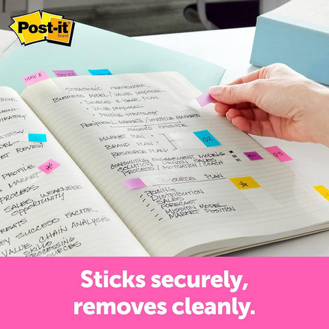 Post-it 684ARR4 Arrow 1/2-Inch Page Flags, Four Assorted Bright Colors, 24/Color, 96-Flags/Pack