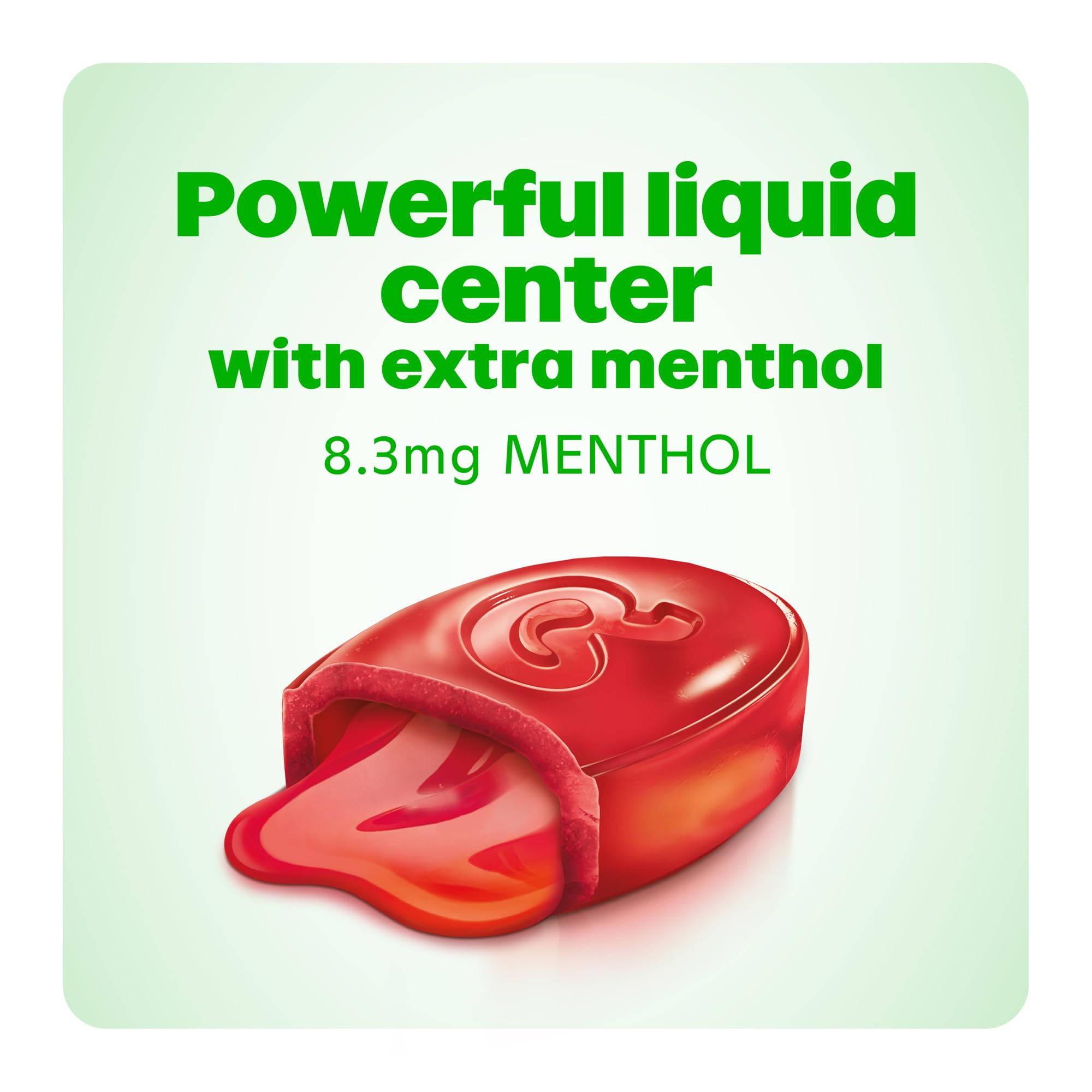 Ricola MAX Throat Care Swiss Cherry Drops with Extra Menthol Liquid Center - Maximum Cough and Sore Throat Relief for Cold & Flu Symptoms - 34 Count - Herbal Lozenges