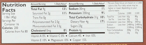 Larabar Gluten Free Bar, Chocolate Chip Brownie, 1.6 oz Bar, Whole Food Gluten Free Bars, Dairy Free Snacks