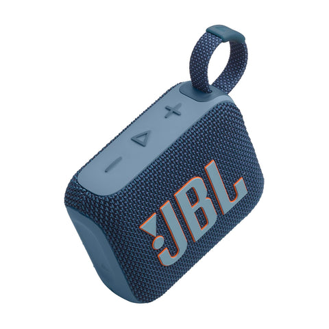 JBL Go 4 - Ultra-Portable, Waterproof and Dustproof Bluetooth Speaker, Big JBL Pro Sound with Punchy bass, 7-Hour Built-in Battery, Made in Part with Recycled Materials (Blue)
