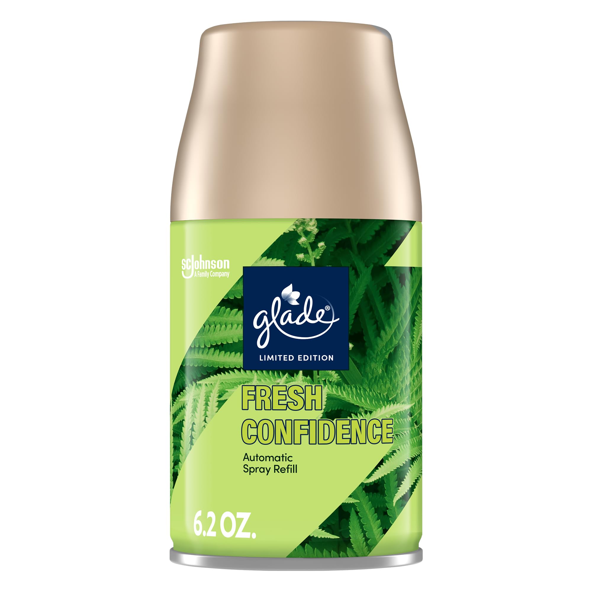 Glade Automatic Spray Refill, Fresh Confidence, Scented Air Freshener for Home and Bathroom, 6.2 Oz