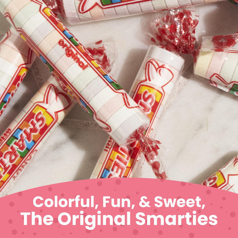Smarties Candy Bulk Rolls Original Flavor - Gluten & Vegan Free - Classic Sweetness From Family Owned Company Since 1949, Peanut & Dairy Free - Perfect Halloween Candy - 5 oz Bag (Pack of 3)