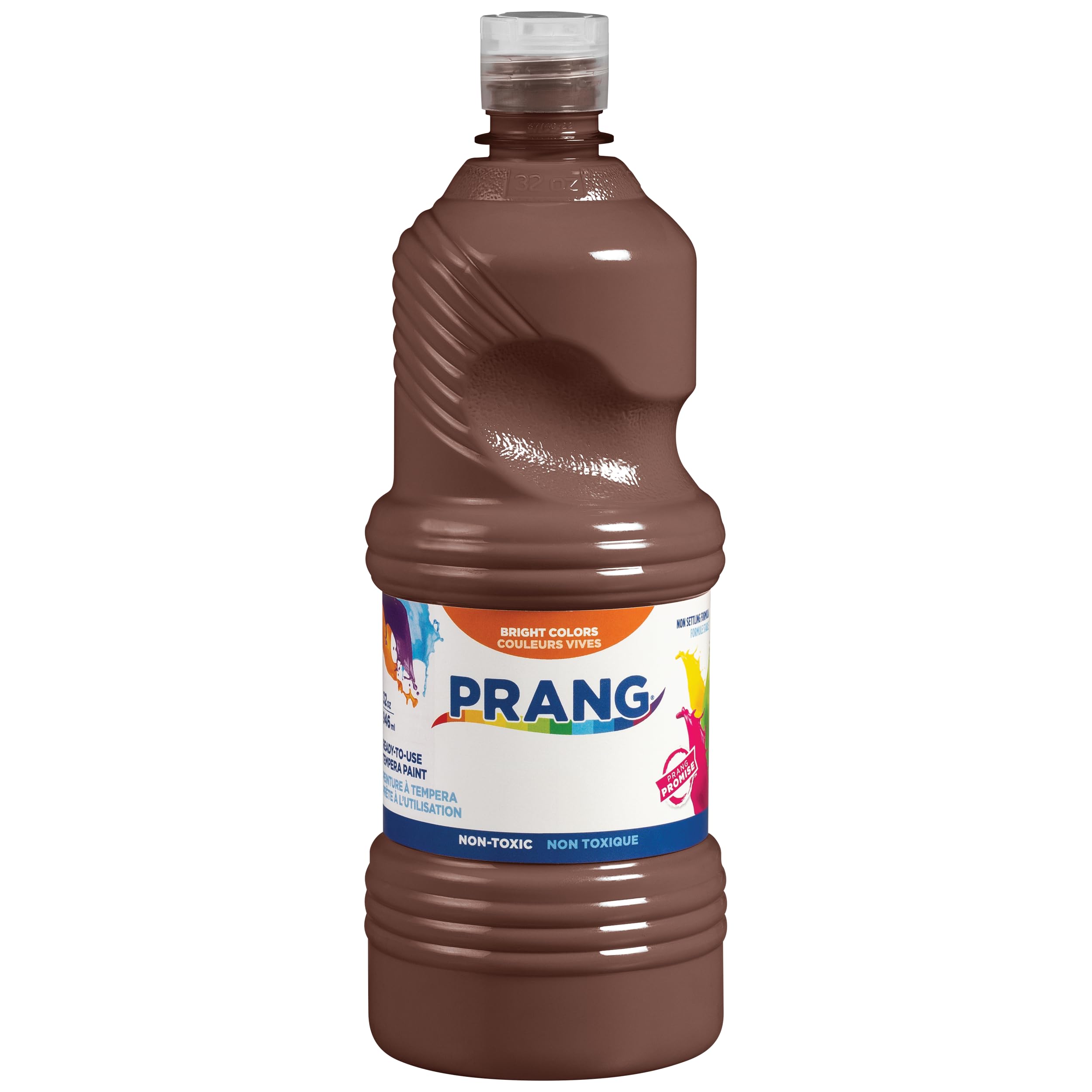 Prang Ready-to-Use Tempera Paint, Brown, 32 Oz., 1 Count