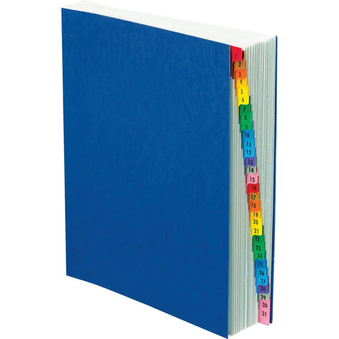 Pendaflex Expanding Desk File, Daily (1–31), Letter Size, Blue, Each (11013) (11013EE) , Black