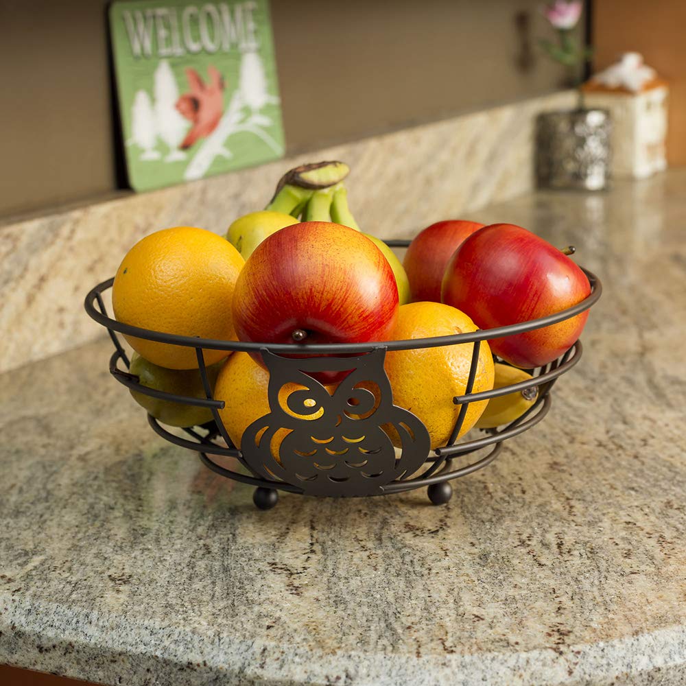 Home Basics Owl Fruit Bowl