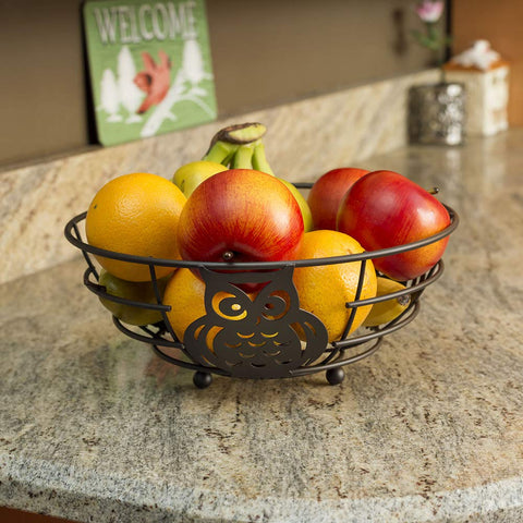 Home Basics Owl Fruit Bowl