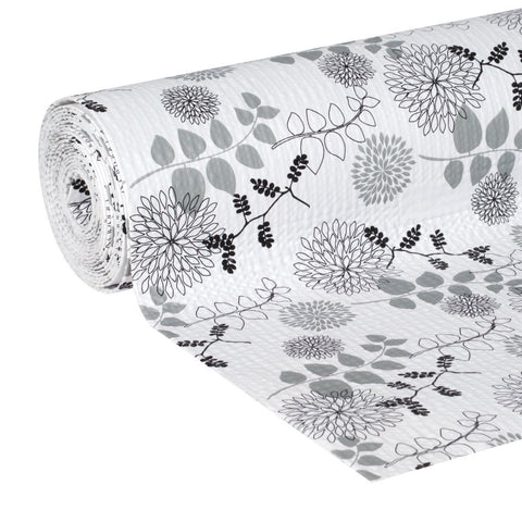 Duck Smooth Top EasyLiner, 12-inch x 10 Feet, Midnight Bloom