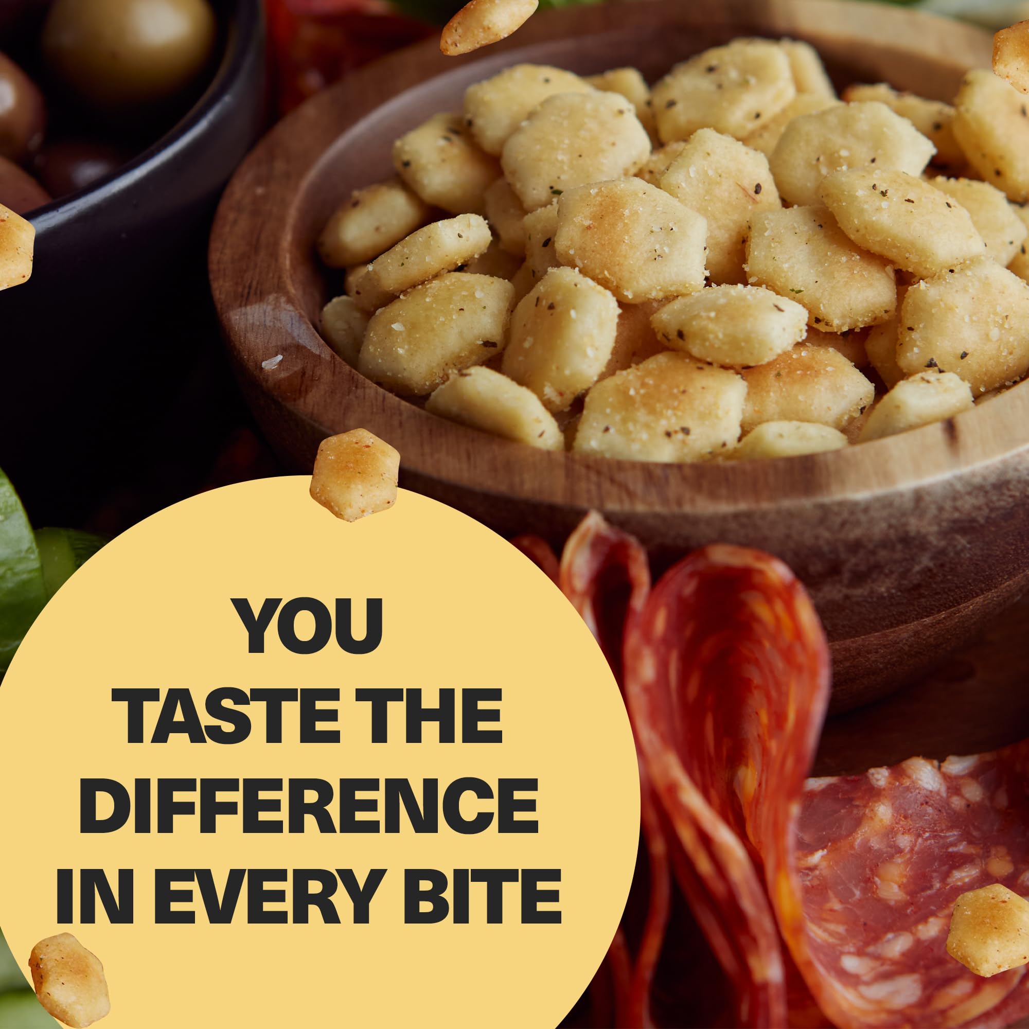 Wicked Minis Soup & Oyster Crackers - Saltine & Salted Flavored Mini Puffed Soup, Savory Snacking Mix, Seasoned Croutons Salad Toppers, Crackers for Chili 6oz (Jalapeno Cheddar, Pack of 1)
