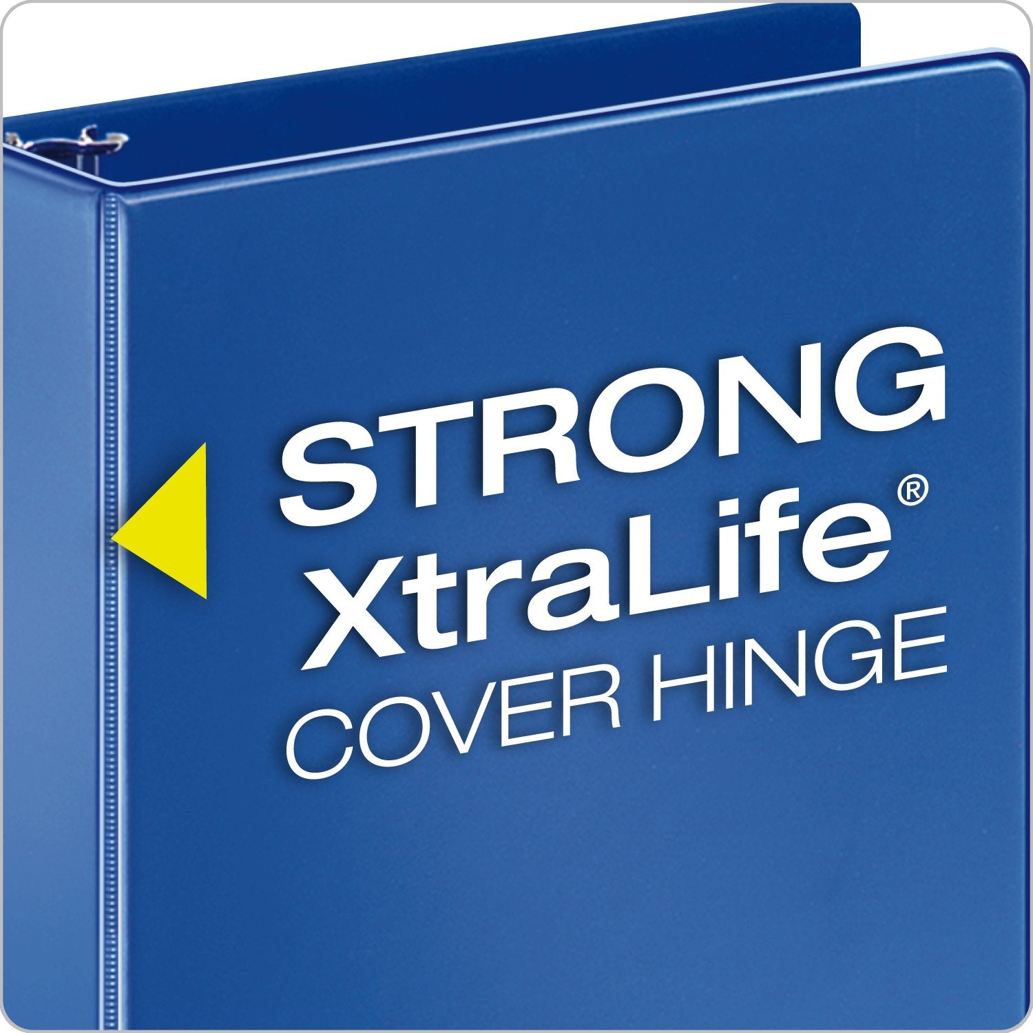 Cardinal Performer Reference Non-Locking Round Ring Binder, 1-Inch, Blue (72712)