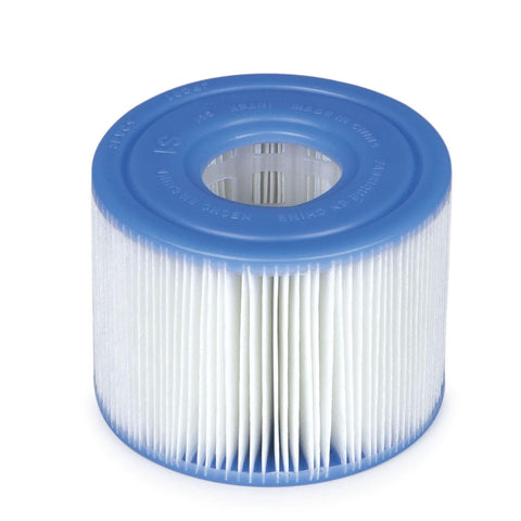 Intex 29001E PureSpa Type S1 Heavy Duty Easy Set Dacron Paper Hot Tub Spa Filter Replacement Cartridge for Various PureSpa Models, 2 Pack