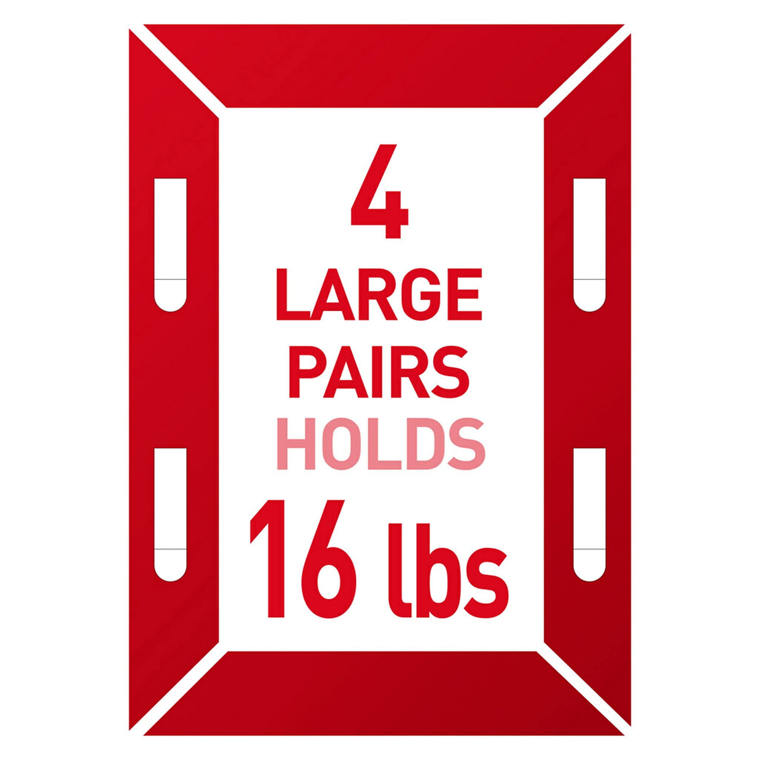 Command Picture & Frame Hanging Strips Heavy Duty, Large, White, Holds 16 lbs, 4-Packs, 6-Pairs/Pack (24 Pairs Total)