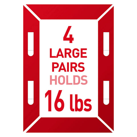 Command Picture & Frame Hanging Strips Heavy Duty, Large, White, Holds 16 lbs, 4-Packs, 6-Pairs/Pack (24 Pairs Total)