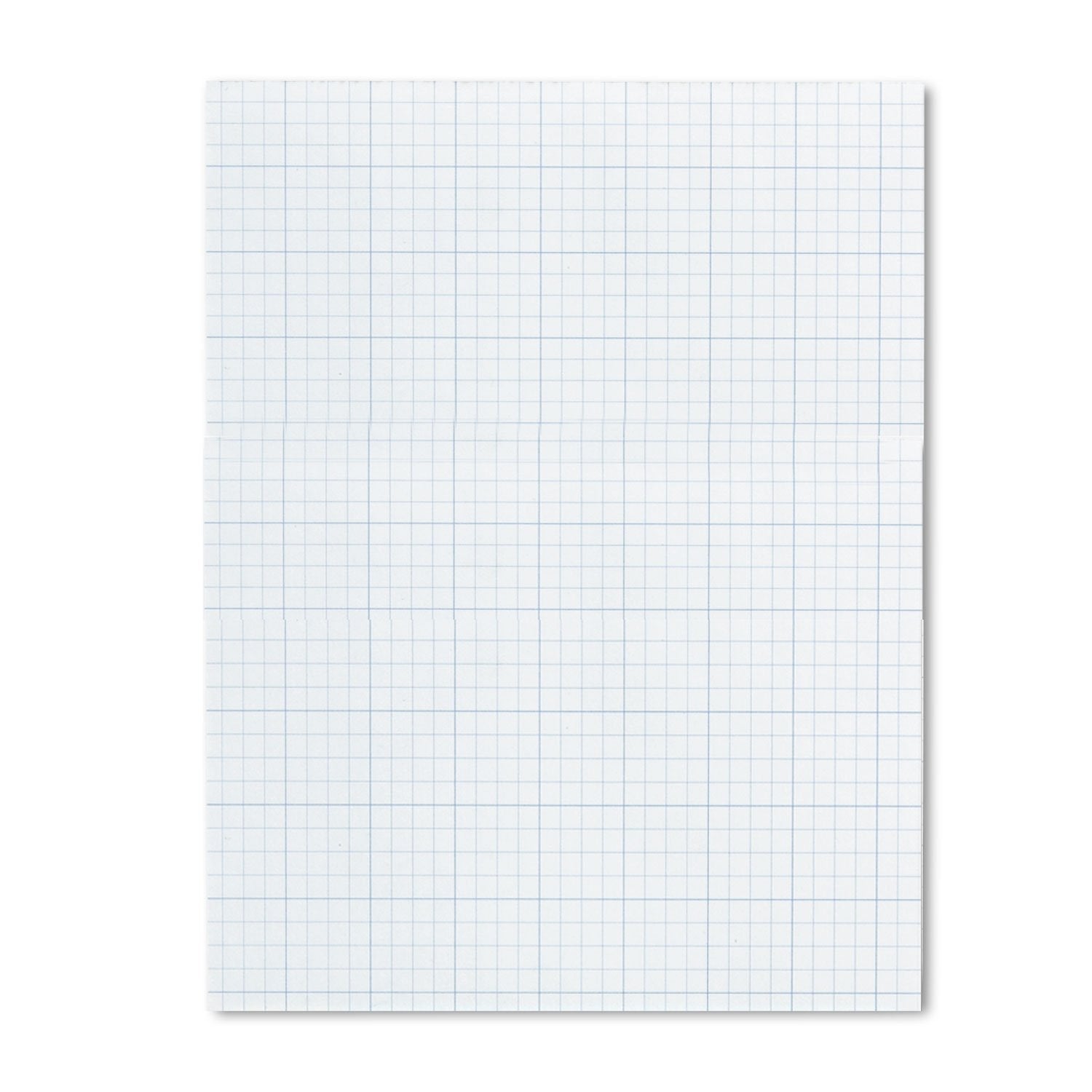 TOPS Cross Section Pad, 1 Pad, 4 Squares/Inch, Quadrille Rule, Letter Size, White, 50 Sheets/Pad, 1 Pad (35041)
