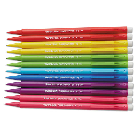 Paper Mate Glass Black Cushion Point Pen, 1 Dozen