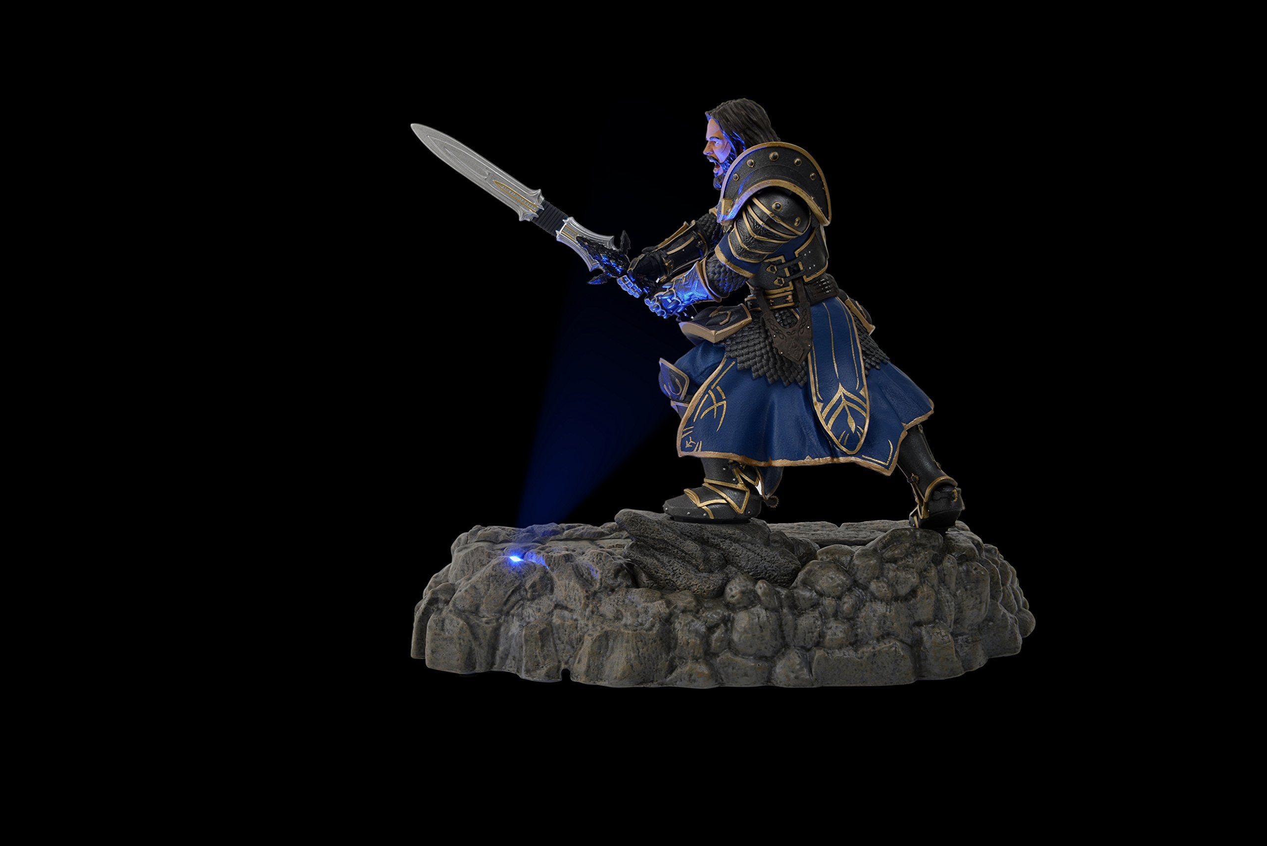 Swordfish Tech Warcraft, Lothar Statue Phone Charging Dock - Warcraft Movie Official Licensed