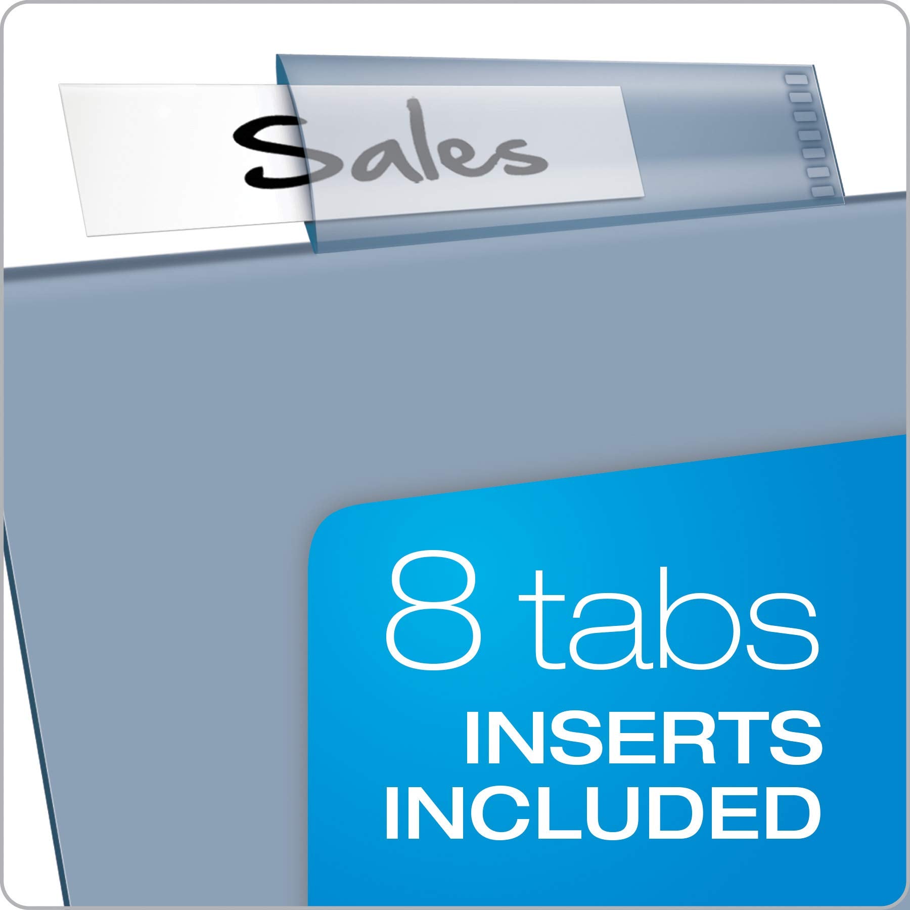 Cardinal Plastic Binder Dividers without Pockets, 8-Tab, Insertable Multicolor Tabs, Letter Size, 1 Set (84019), 8-1/2 x 11