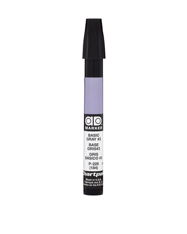 The Original Chartpak AD Marker, Tri-Nib, Basic Gray 3, 1 Each (P228)