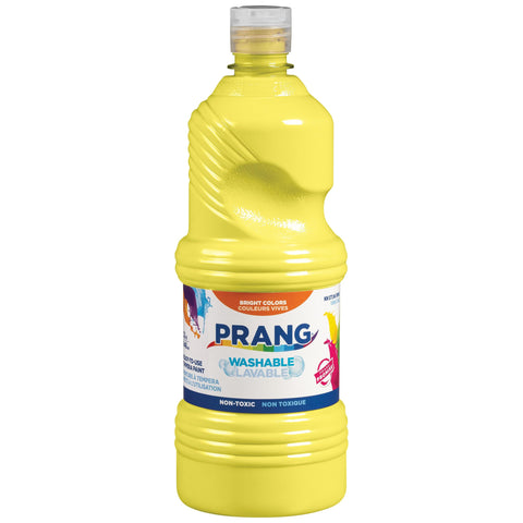 Prang Washable Tempera Paint, Yellow, 32 Oz., 1 Count