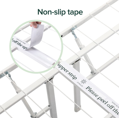 Zinus SmartBase Tool-Free Assembly Mattress Foundation, 14 Inch Metal Platform Bed Frame, No Box Spring Needed, Sturdy Steel Frame, Underbed Storage, White, Queen
