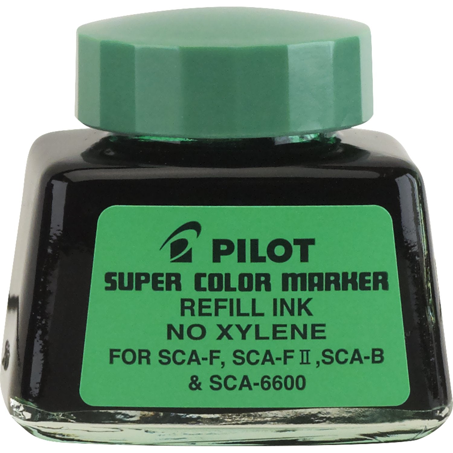 Pilot Super Color Permanent Marker Refill Ink, Xylene-Free, 1 Ounce Bottle with Dropper, Green Ink (48800)