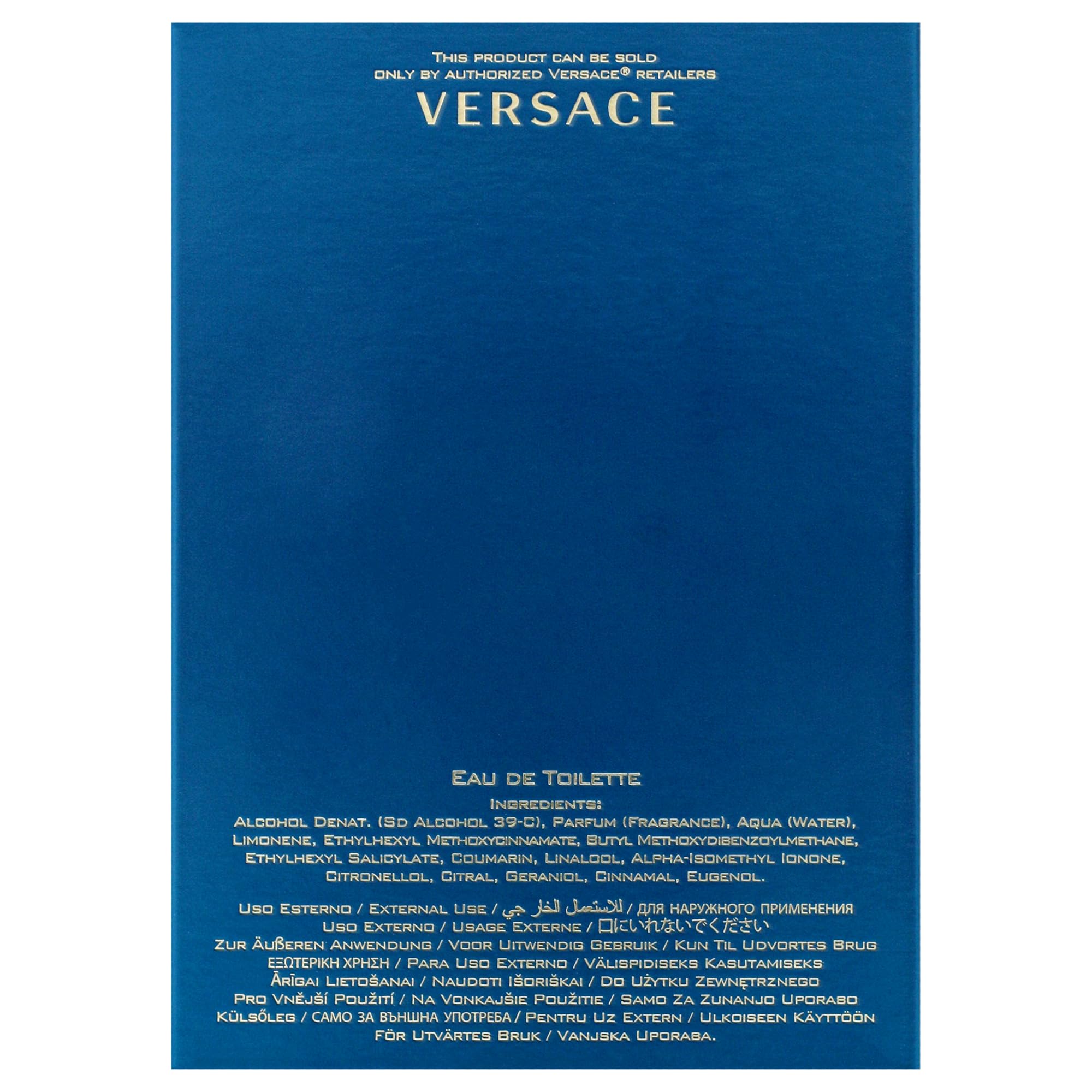 Versace Eros Eau de Toilette Spray for Men, 3.4 Fl Oz