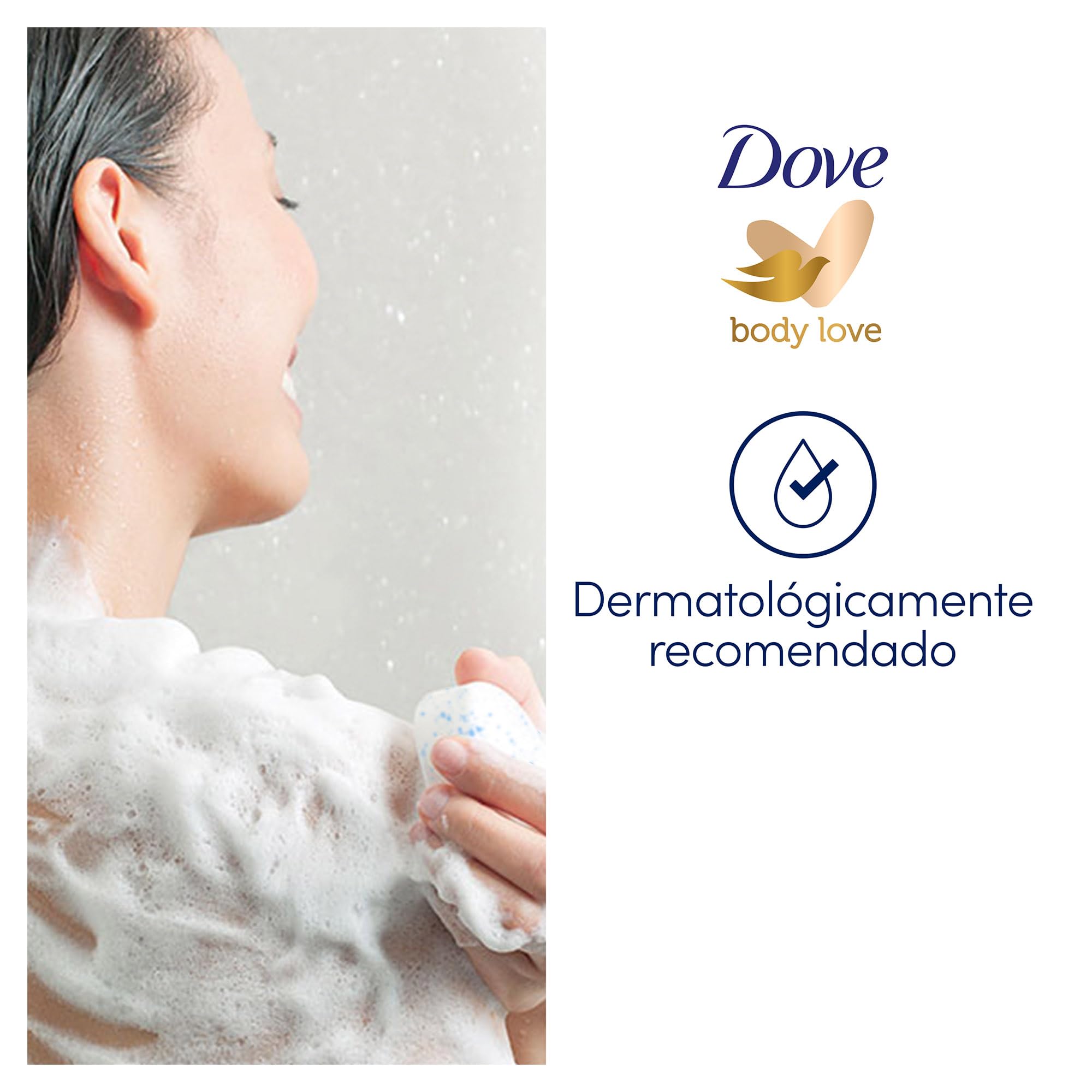 Dove Soap Exfoliacion Suave 4.75 Oz/ 135g (Gentle Exfoliating), 4.75 Fl Oz
