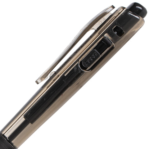 Pentel Wow! Retractable Ballpoint Pen, (1.0mm), Medium Line, Black Ink, Pack of 4 (BK440BP4A)