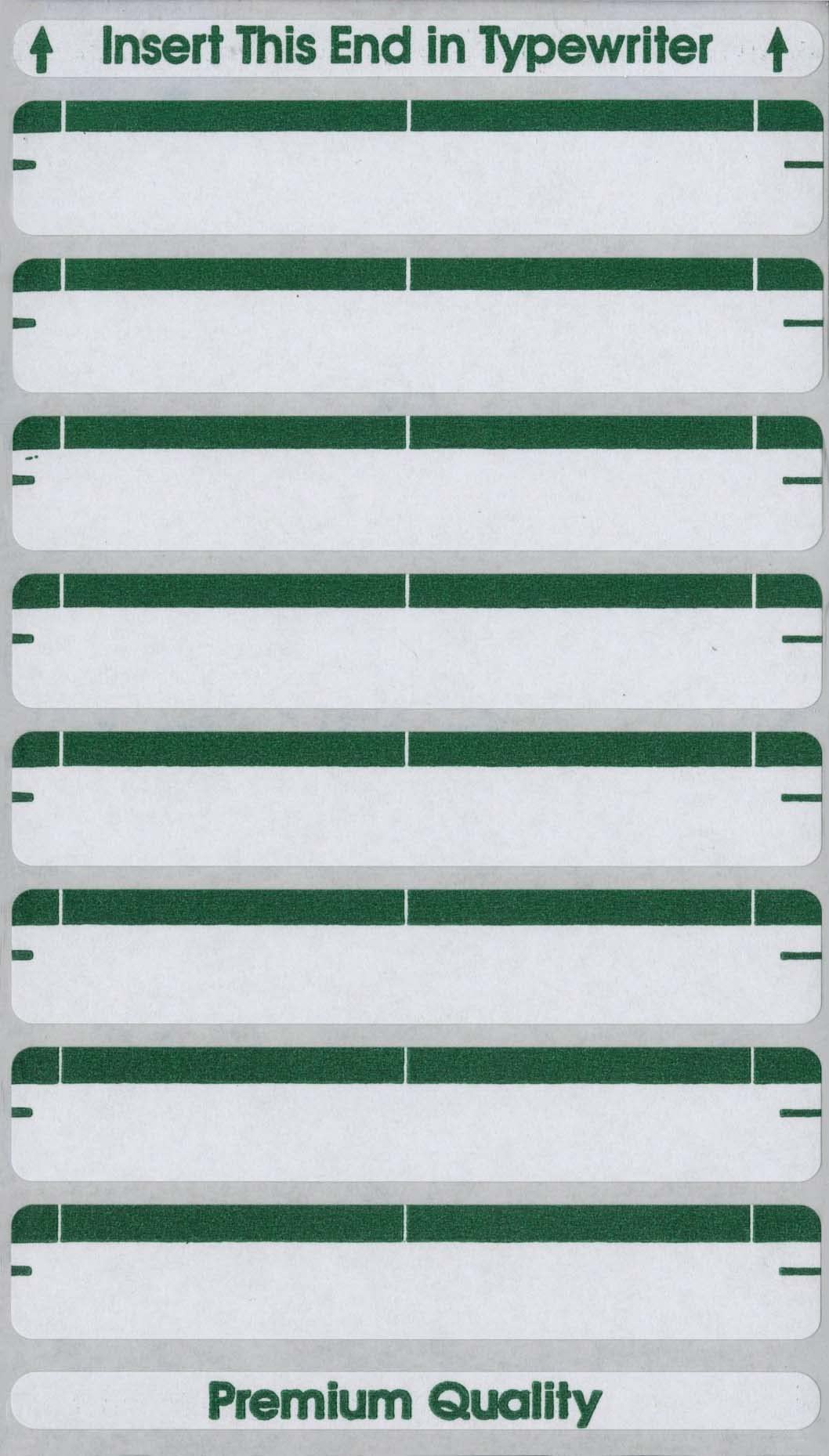 Maco Green File Folder Labels, 9/16 x 3-7/16 Inches, 248 Per Box (FF-L6)