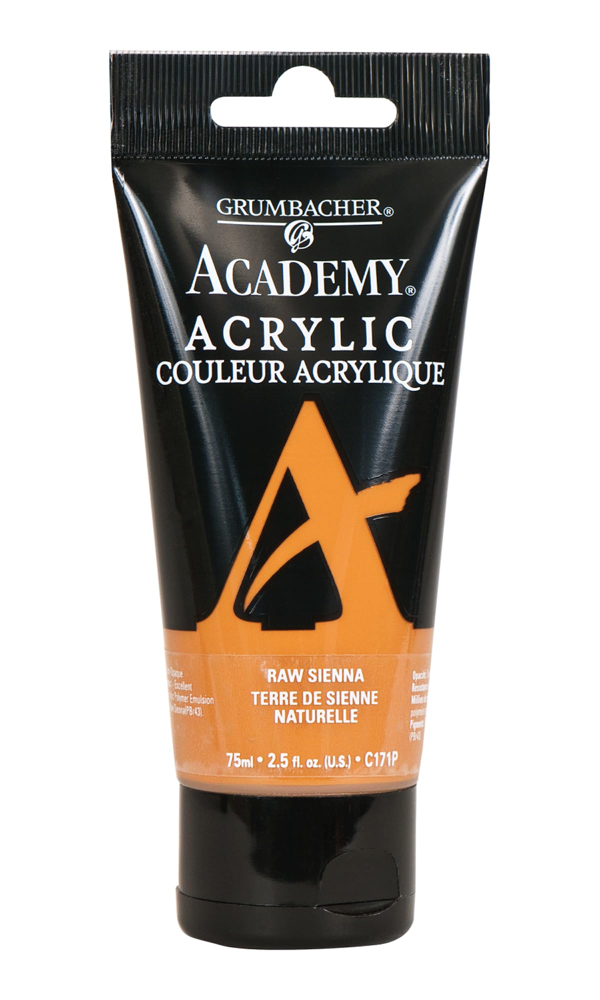 GRUMBACHER Academy Acrylic Paint Color: Raw Sienna, Size: 254 oz (C171P)