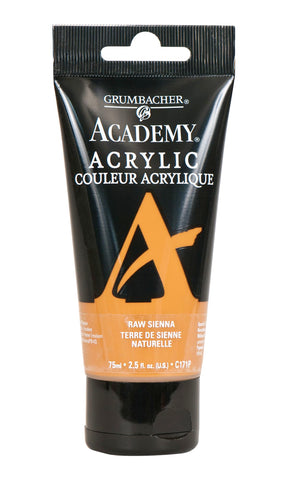 GRUMBACHER Academy Acrylic Paint Color: Raw Sienna, Size: 254 oz (C171P)