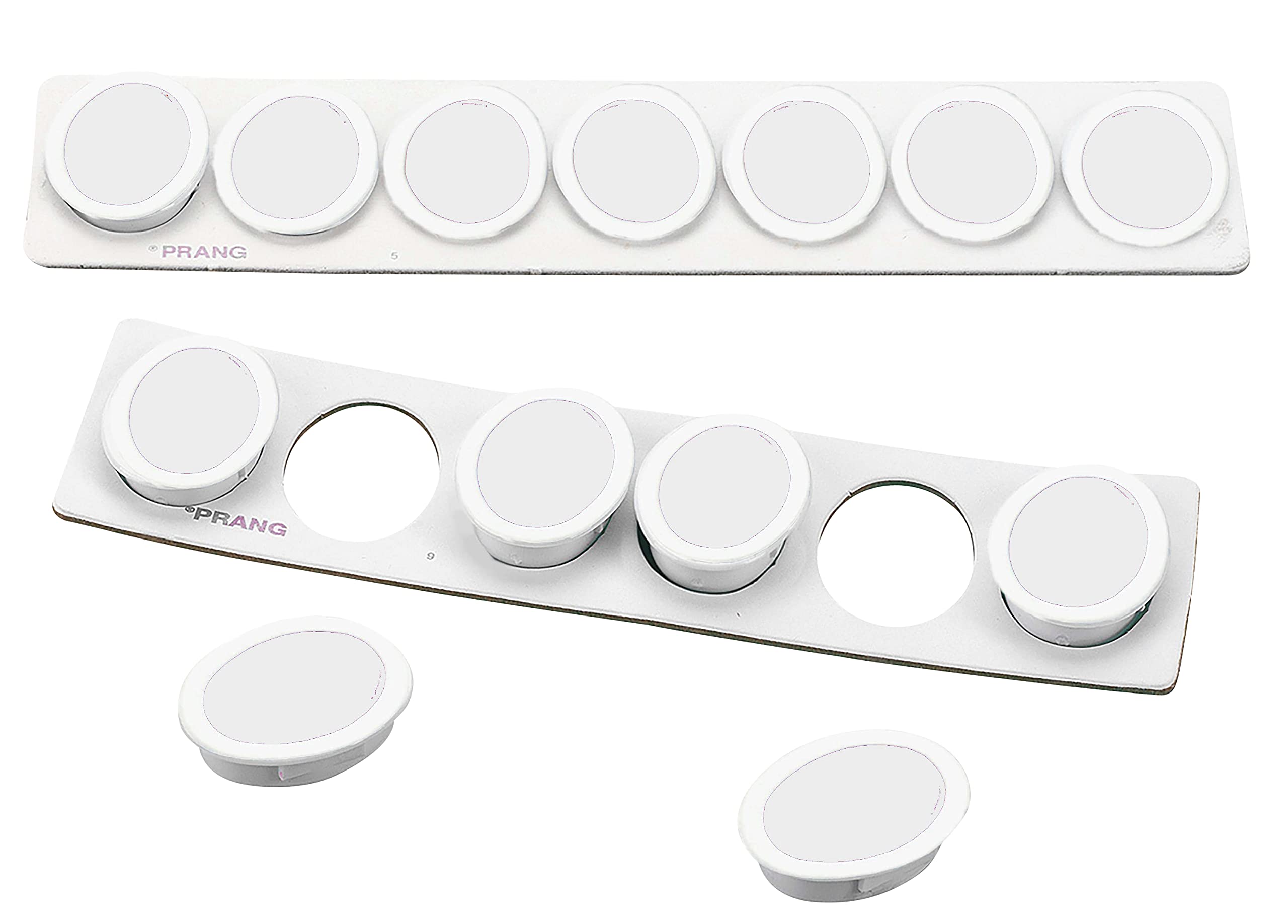 Prang Semi-Moist Watercolor Refill Ovals White