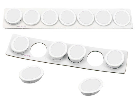 Prang Semi-Moist Watercolor Refill Ovals White