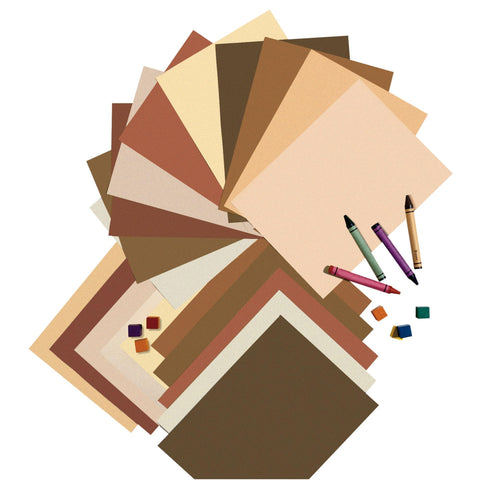 Pacon Multicultural Construction Paper, 9"x12", 50/PK, Assorted