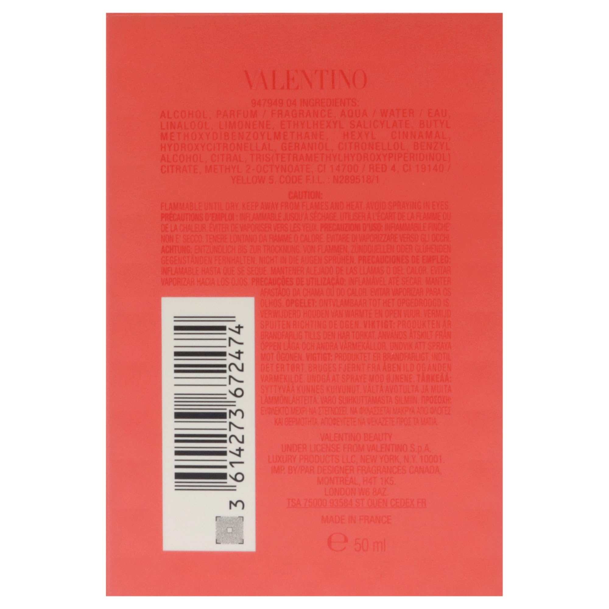 Valentino Donna Born In Roma Coral Fantasy by Valentino for Women - 1.7 oz EDP Spray