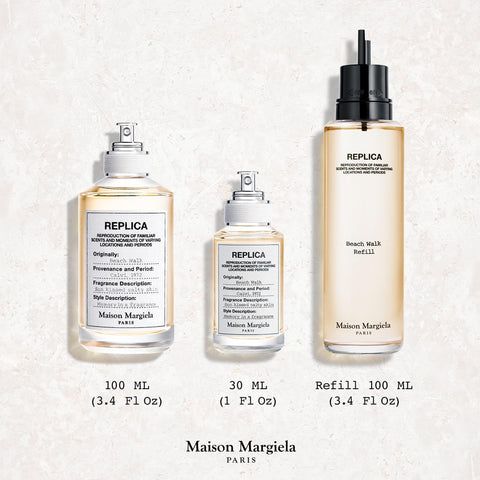 Maison Margiela - Replica - Beachwalk Eau de Toilette - Fresh Fragrance - With Bergamot, Ylang Ylang & Coconut - 3.4 Fl Oz