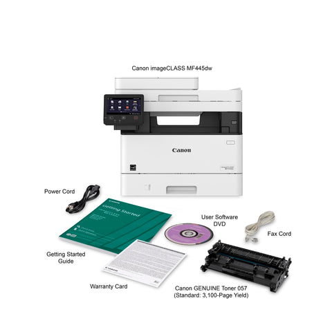 imageCLASS MF445dw - All-in-One, Wireless, Mobile-Ready Laser Printer with 3 Year Warranty